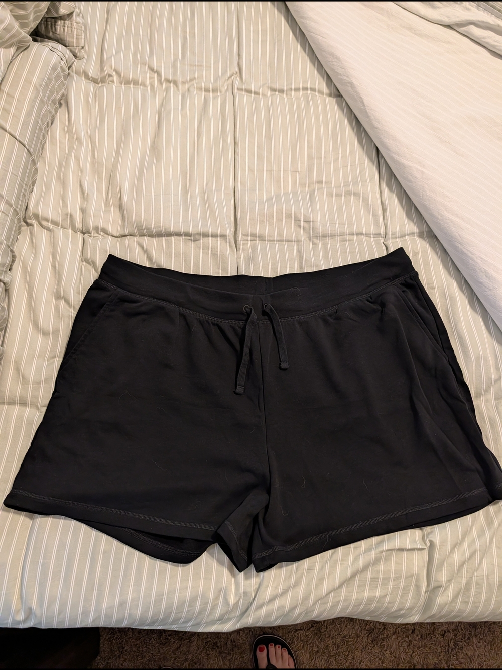 Old Navy Black Women's Athletic Drawstring Shorts